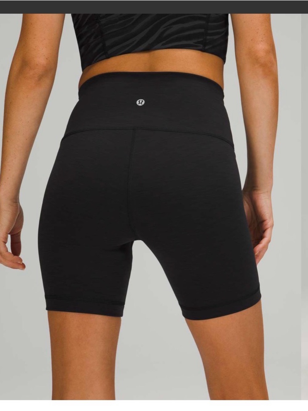 lululemon athletica Black High-Rise Bike Shorts size 4
